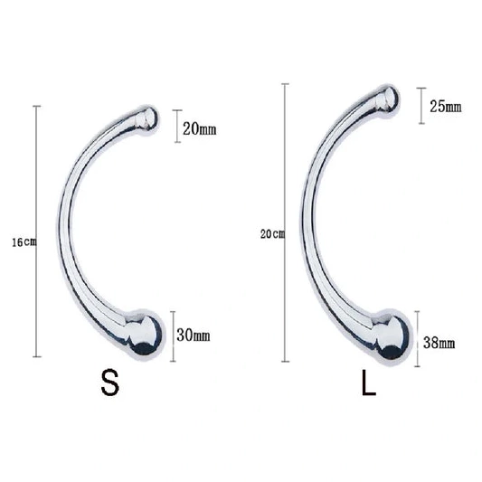 Anal 5858 Stainless Elegant Ended Hook Double Steel 0105